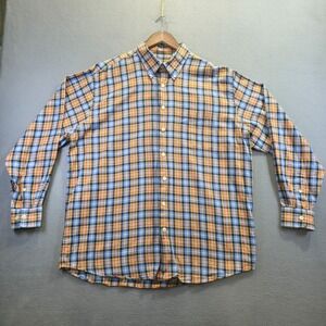 Judson Wade Collection Men's Long Sleeve Button‎ Up Plaid Flannel Size XL